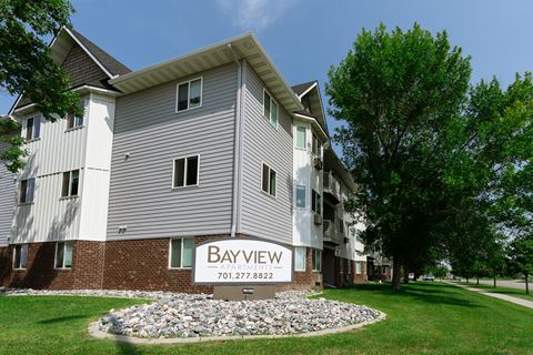 Fargo, ND Bayview Apartments. The exterior of Bayview Apartments.