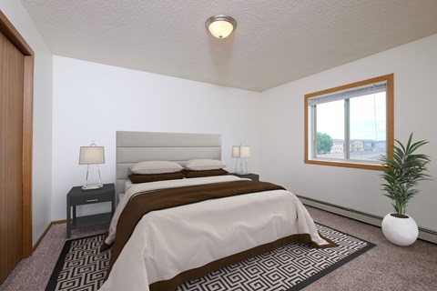 Carlton Place Apartments in Fargo, ND | Bedroom