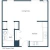 South Park Apartments | Efficiency Floor Plan A South Park Apartments | Efficiency Floor Plan A