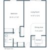South Park Apartments | One Bedroom Floor Plan A South Park Apartments | One Bedroom Floor Plan A