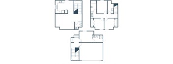 Townhomes at Mallard Creek | Four Bedroom Two Bath Plan B