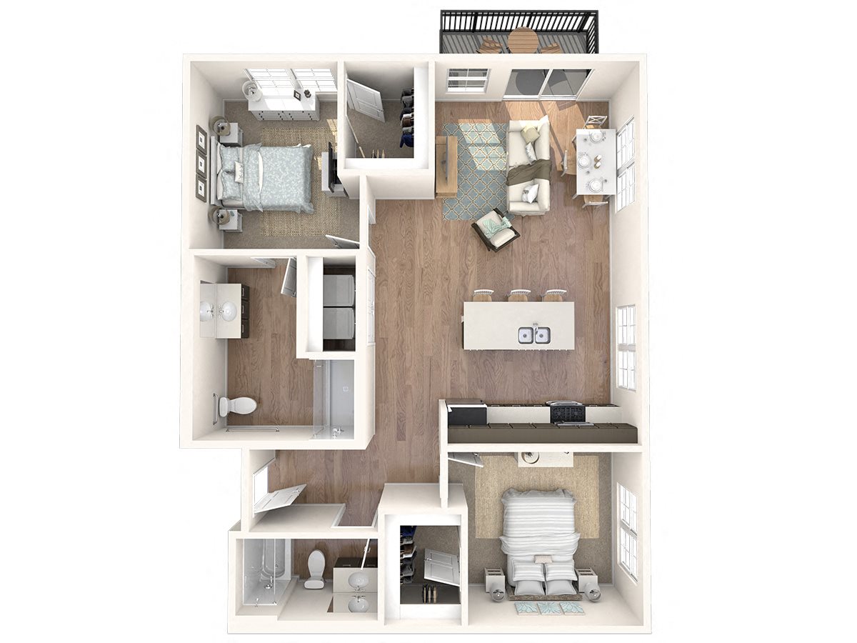 Glen Pond Additions Apartments | Two Bedroom Handicap Accessible Floor Plan A Glen Pond Additions Apartments | Two Bedroom Handicap Accessible Floor Plan A