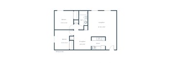 Essex | Two Bedroom | Plan 21A