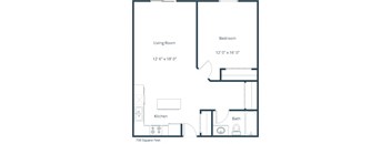 Galleria 3 | One Bedroom | Plan 11B