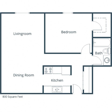 Jadestone | One Bedroom | Plan 11A