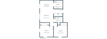 Parkwood | Two Bedroom | Plan 21B