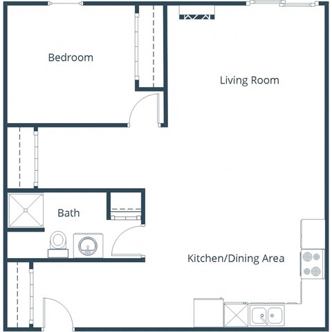 Sugar Plumb | One Bedroom | Plan 11A