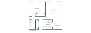 Westwind | One Bedroom | Plan 11A