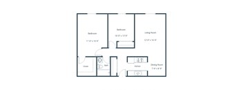 Westwind | Two Bedroom | Plan 21A