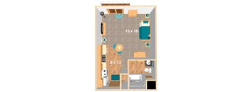Lake Crest - Efficiency - Plan 01A