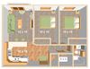 Lake Crest - Two Bedroom - Plan 21F Lake Crest - Two Bedroom - Plan 21F
