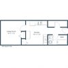 Cityside Apartments | Efficiency Floor Plan A Cityside Apartments | Efficiency Floor Plan A