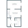 Cityside Apartments | Efficiency Floor Plan B Cityside Apartments | Efficiency Floor Plan B