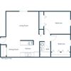 Kingswood Apartments | Two Bedroom Floor Plan 21A Kingswood Apartments | Two Bedroom Floor Plan 21A