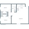 Morningside Apartments | Two Bedroom Floor Plan Morningside Apartments | Two Bedroom Floor Plan