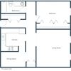 Park Terrace Apartments | One Bedroom Floor Plan Park Terrace Apartments | One Bedroom Floor Plan