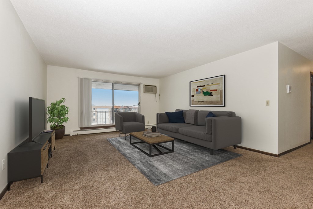 Sage Park Apartments in New Brighton, MN | living room area 