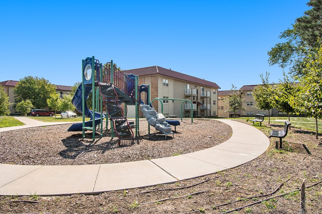 Omaha, NE Maple Ridge Apartments. A playground