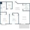 Oxford Apartments | Two Bedroom Floor Plan B Oxford Apartments | Two Bedroom Floor Plan B