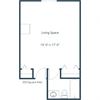 Saddlebrook Apartments | Studio Floor Plan Saddlebrook Apartments | Studio Floor Plan