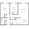 Saddlebrook Apartments | Two BedroomFloor Plan A Saddlebrook Apartments | Two BedroomFloor Plan A