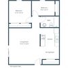 Saddlebrook Apartments | Two BedroomFloor Plan B Saddlebrook Apartments | Two BedroomFloor Plan B