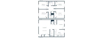 Sheyenne Terrace Townhomes in West Fargo, ND | Four Bedroom Floor Plan 42A
