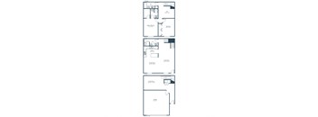 Charleswood Townhomes in West Fargo, ND | Two Bedroom Floor Plan 22D