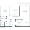 Place One - Two Bedroom - Plan 21A Place One - Two Bedroom - Plan 21A
