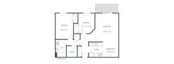 West Court - Two Bedroom - Plan 21A