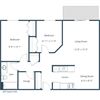 West Court - Two Bedroom - Plan 21A West Court - Two Bedroom - Plan 21A