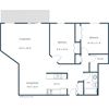 West Court - Two Bedroom - Plan 21C West Court - Two Bedroom - Plan 21C