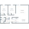 Richfield Apartments | Two Bedroom Plan A Richfield Apartments | Two Bedroom Plan A