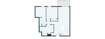 Desoto Estates in Grand Forks, ND | Two Bedroom Floor Plan 21C