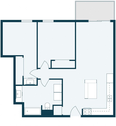 Desoto Estates | Two Bedroom | Plan 21C