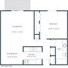 Countryside Apartments | One Bedroom Floor Plan 11A Countryside Apartments | One Bedroom Floor Plan 11A