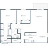 Eaglewood Apartments | Two Bedroom Floor Plan 22A Eaglewood Apartments | Two Bedroom Floor Plan 22A