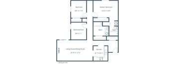 Crescent Park | Three Bedroom | Plan 32A