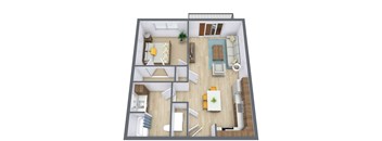 Prairiewood Meadows | One Bedroom | Plan 11D