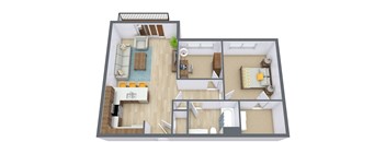 Prairiewood Meadows | One Bedroom | Plan 11E