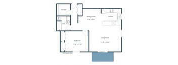 Sheridan Pointe | One Bedroom | Plan 11A