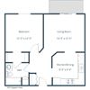 Bridgeport - One Bedroom - Plan 11A Bridgeport - One Bedroom - Plan 11A