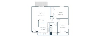 Bridgeport - Two Bedroom - Plan 21C