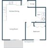 Maybrook - One Bedroom - Plan 11A Maybrook - One Bedroom - Plan 11A