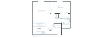 Southwind - One Bedroom - Plan 11A