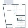 South Pointe - One Bedroom - Plan 11B South Pointe - One Bedroom - Plan 11B