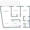 South Pointe - Two Bedroom - Plan 21B South Pointe - Two Bedroom - Plan 21B