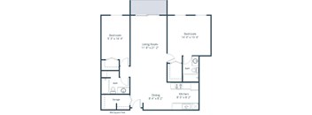 South Pointe - Two Bedroom - Plan 22A