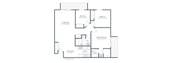 South Pointe - Three Bedroom - Plan 32A