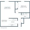 Birchwood 2 Apartments | One Bedroom Floor Plan 11A Birchwood 2 Apartments | One Bedroom Floor Plan 11A